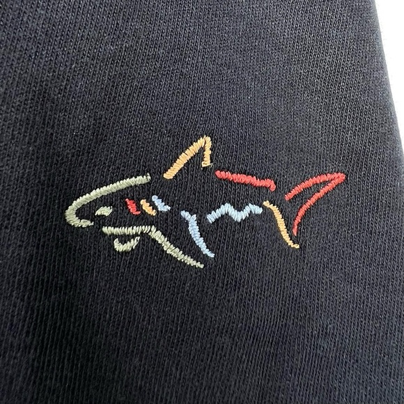 Greg Norman 1/4-Zip Cotton Sweatshirt + T-Shirt Men’s Size Medium Black New NWT - Picture 7 of 8